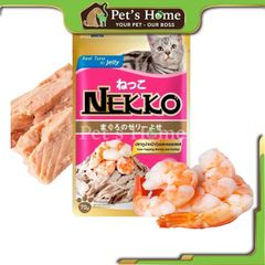 Pate Nekko Jelly dạng thạch giàu Protein, vitamin E và Omega 3 cho mèo Thái Lan 70g