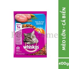 Hạt mèo Whiskas Thái cho mèo con, mèo lớn 400g, 1.2kg