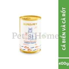 Pate cho chó mèo Alpha Pet lon 400g