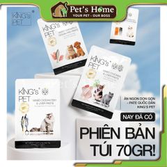 Pate quốc dân King's Pet cho chó mèo 70g