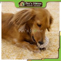 Vòng cotton Doggyman đồ chơi dạng vòng dây thừng siêu bền để gặm, huấn luyện cho chó