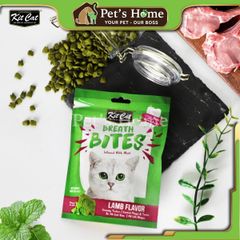 Bánh thưởng KitCat Breath BItes snack dạng viên giòn giúp sạch răng, thơm miệng cho mèo Singapore