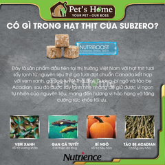 Hạt Nutrience Subzero [5kg] thức ăn cho chó cá hồi thịt gà rau củ Cao cấp Canada