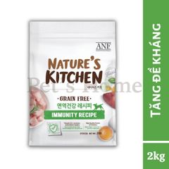 Hạt ANF [2kg] Nature's Kitchen cho chó hỗ trợ da lông, tăng miễn dịch, tiêu hóa Hàn Quốc