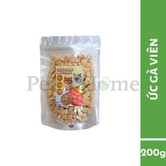 Ức gà viên sấy lạnh theo công thức Nhật Bản giữ nguyên mùi thơm và vị ngon cho chó mèo