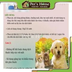 Thuốc sát trùng Vimekon thế hệ mới, sát trùng chuồng trại, thiết bị 20g