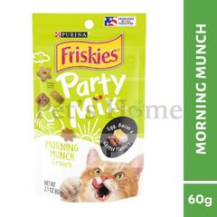Bánh thưởng Friskies Party Mix snack dạng viên giòn, nhiều hương vị thơm ngon cho mèo chính hãng Mỹ