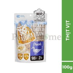 Thịt tươi sấy thăng hoa Catidea Freeze Dried Raw 100g