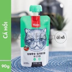Súp thưởng Wanpy nắp vặn hàng chuẩn nội địa Trung và Châu Âu thơm ngon cho mèo