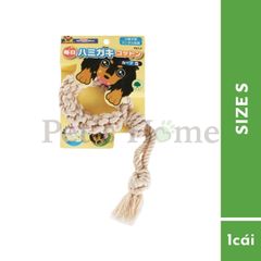 Vòng cotton Doggyman đồ chơi dạng vòng dây thừng siêu bền để gặm, huấn luyện cho chó