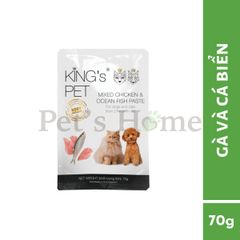 Pate quốc dân King's Pet cho chó mèo 70g