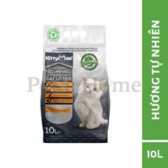 Cát vệ sinh cho mèo Kitty Max cát đất sét 100% Bentonite thấm hút vượt trội và khử mùi tối ưu 10L