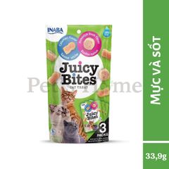 Bánh thưởng Inaba Juicy Bites snack viên mềm nhiều vị thơm ngon hấp dẫn cho mèo Nhật Bản