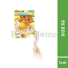 Vòng cotton Doggyman đồ chơi dạng vòng dây thừng siêu bền để gặm, huấn luyện cho chó