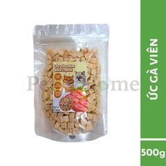 Ức gà viên sấy lạnh theo công thức Nhật Bản giữ nguyên mùi thơm và vị ngon cho chó mèo