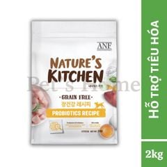 Hạt ANF [2kg] Nature's Kitchen cho chó hỗ trợ da lông, tăng miễn dịch, tiêu hóa Hàn Quốc