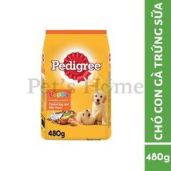 Hạt Pedigree cho chó con vị Gà, trứng và sữa