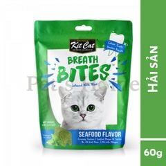 Bánh thưởng KitCat Breath BItes snack dạng viên giòn giúp sạch răng, thơm miệng cho mèo Singapore