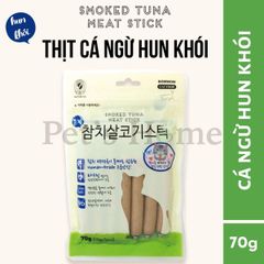 Xúc xích cá ngừ hun khói cho mèo Meowow 70G