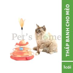 Đồ chơi tháp banh cho mèo