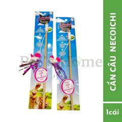Đồ chơi cần câu kim loại gắn lông vũ