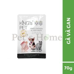 Pate quốc dân King's Pet cho chó mèo 70g