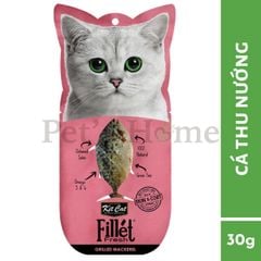 Bánh thưởng Kit Cat Fillet Fresh snack dạng thịt cá, gà nguyên miếng dinh dưỡng cho mèo Singapore