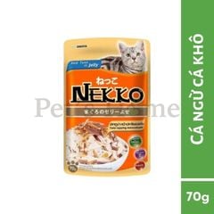 Pate Nekko Jelly dạng thạch giàu Protein, vitamin E và Omega 3 cho mèo Thái Lan gói 70g