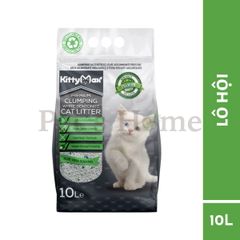 Cát vệ sinh cho mèo Kitty Max cát đất sét 100% Bentonite thấm hút vượt trội và khử mùi tối ưu 10L