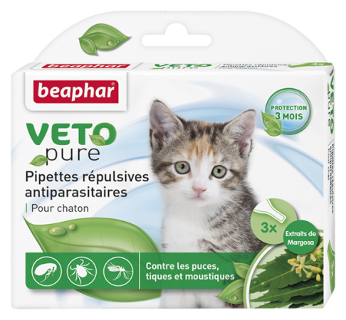 Beaphar Bio - Nhỏ gáy ngăn ngừa ve cho mèo con