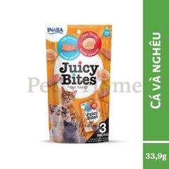 Bánh thưởng Inaba Juicy Bites snack viên mềm nhiều vị thơm ngon hấp dẫn cho mèo Nhật Bản
