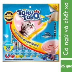 Bánh thưởng dạng số Toro Toro Lickable Treat cho mèo gói 24 hoặc 25 tuýp