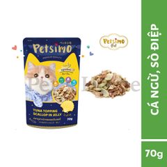 Pate Petsimo cho mèo từ Thái Lan thơm ngon đầy dinh dưỡng gói 70g