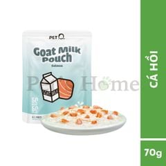 Pate sữa dê cho mèo Pet Q, thức ăn cho mèo mọi lứa tuổi 70g