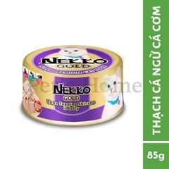 Pate Nekko Gold thức ăn ướt hỗ trợ tiêu hoá, bổ sung Taurine cho mèo Thái Lan lon 85g