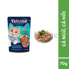 Pate Petsimo cho mèo từ Thái Lan thơm ngon đầy dinh dưỡng gói 70g