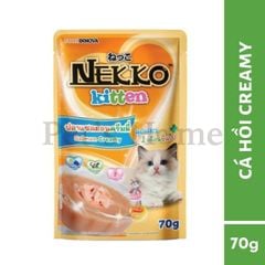 Pate Nekko Kitten dạng Mousse bổ sung Vitamin cho mèo con Thái Lan gói 70g