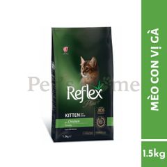 Hạt Reflex Plus kitten, adult cho mèo con, mèo trưởng thành vị gà, cá hồi, hairball, urinary, choosy salmon 1,5kg