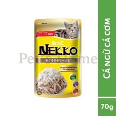 Pate Nekko Jelly dạng thạch giàu Protein, vitamin E và Omega 3 cho mèo Thái Lan 70g