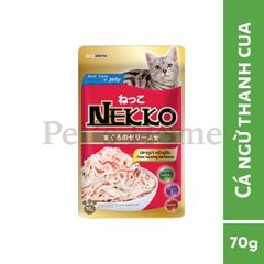 Pate Nekko Jelly dạng thạch giàu Protein, vitamin E và Omega 3 cho mèo Thái Lan gói 70g