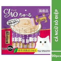 Súp thưởng Ciao Churu thơm ngon cho mèo kén ăn chính hãng Thái Lan combo 10 thanh 20 thanh