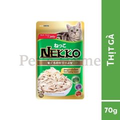 Pate Nekko Jelly dạng thạch giàu Protein, vitamin E và Omega 3 cho mèo Thái Lan gói 70g
