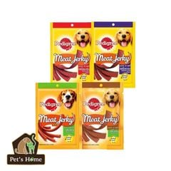Bánh thưởng Pedigree Meat Jerky Stix snack dạng thanh mềm vị thịt xông khói cho chó Thái Lan 60g