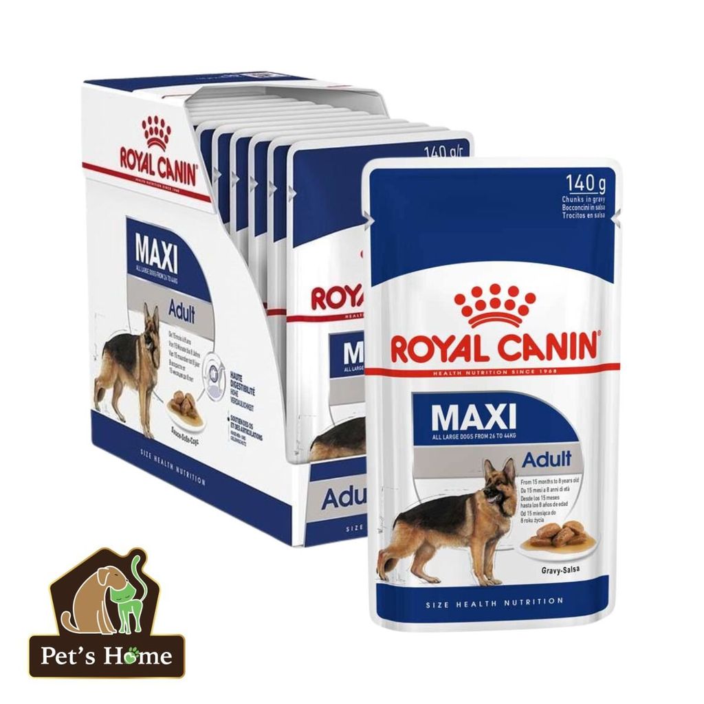 Pate Royal Canin Maxi Adult thức ăn mềm ướt cho chó lớn giống lớn Pháp 140g