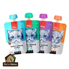 Súp thưởng Wanpy nắp vặn hàng chuẩn nội địa Trung và Châu Âu thơm ngon cho mèo