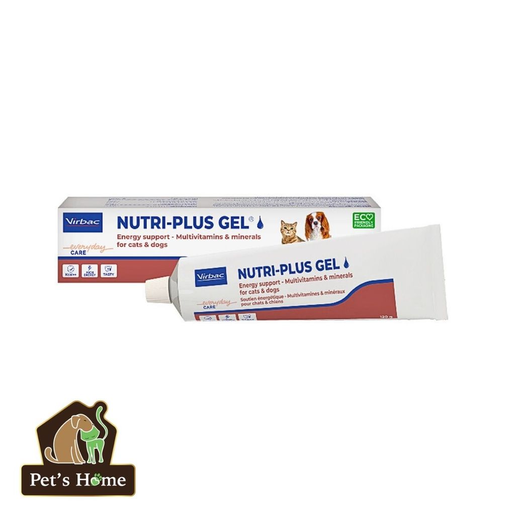 Gel Nutri-plus gel Virbac gel dinh dưỡng bổ sung khoáng chất, dinh dưỡng cho chó mèo bệnh, gầy Pháp