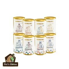 Pate cho chó mèo Alpha Pet lon 400g