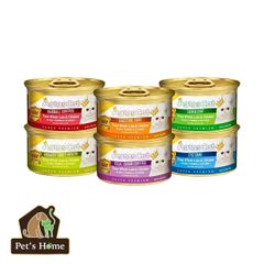 Pate mèo Aatas vị cá ngừ mix các loại thịt, đảm bảo 100% đạm tự nhiên giúp bổ sung Vitamin và khoáng chất - lon 80g