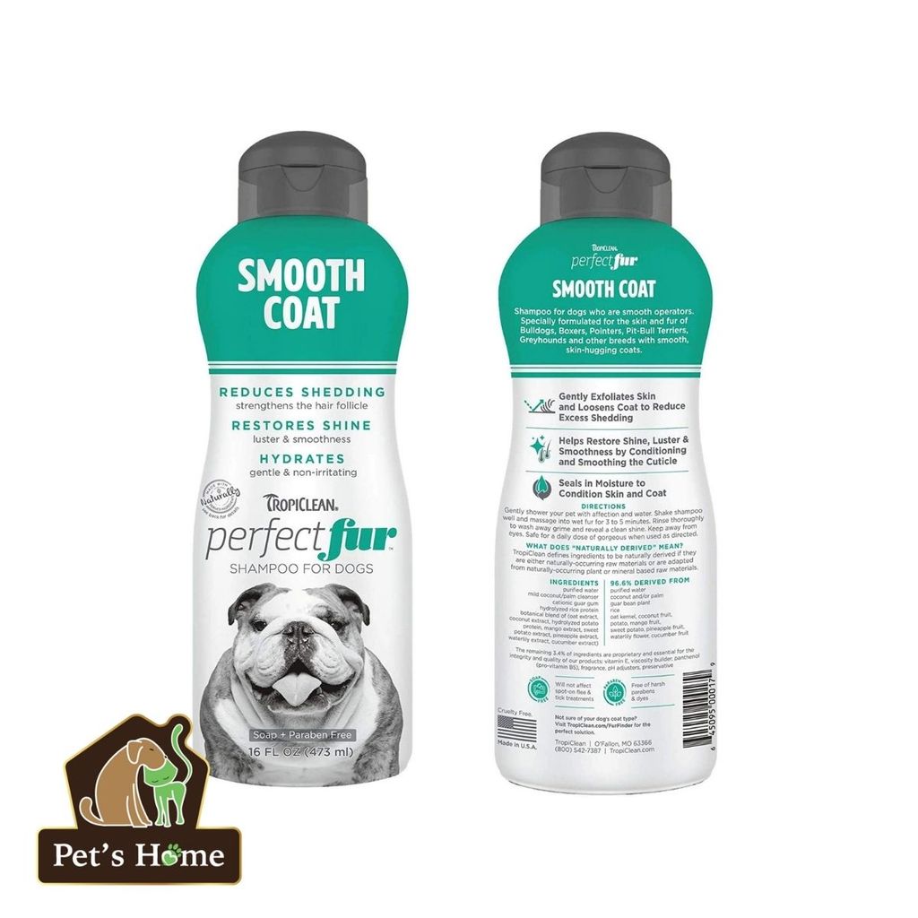 Sữa Tắm TropiClean PerfectFur Smoothing Coat 473ml