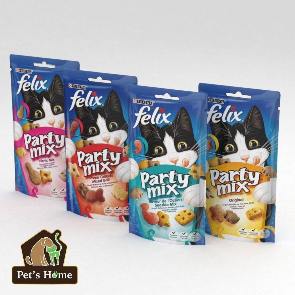 Bánh thưởng Purina Felix Party Mix cho mèo 60g